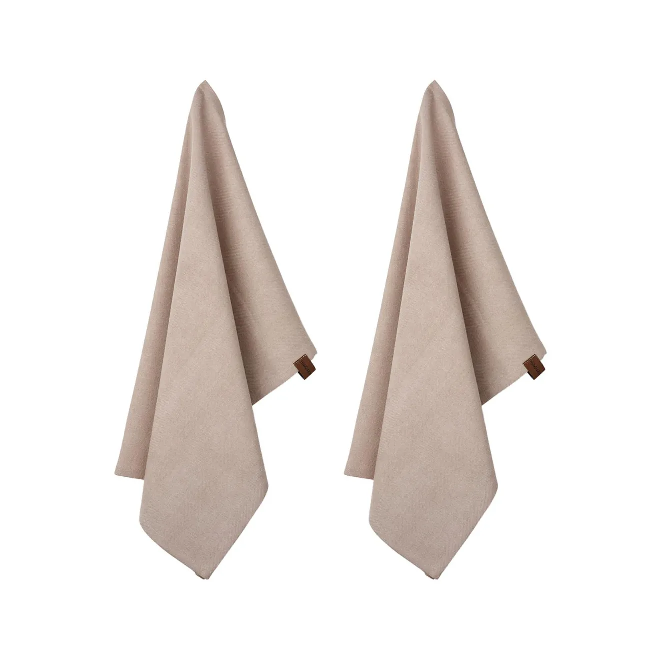 Torchon écologique Humdakin 45x70 cm, lot de 2, Latte Humdakin