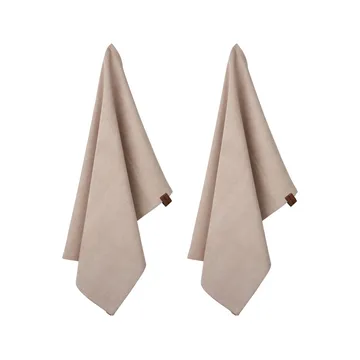 Torchon écologique Humdakin 45x70 cm, lot de 2 - Latte - Humdakin