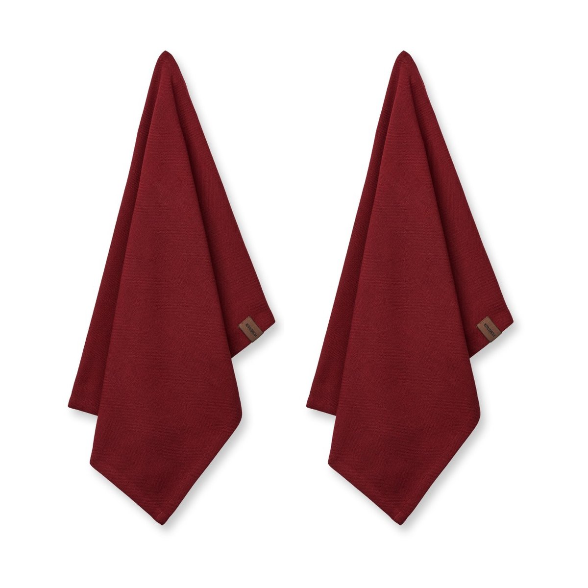 Humdakin Torchon écologique Humdakin 45x70 cm, lot de 2 Maroon
