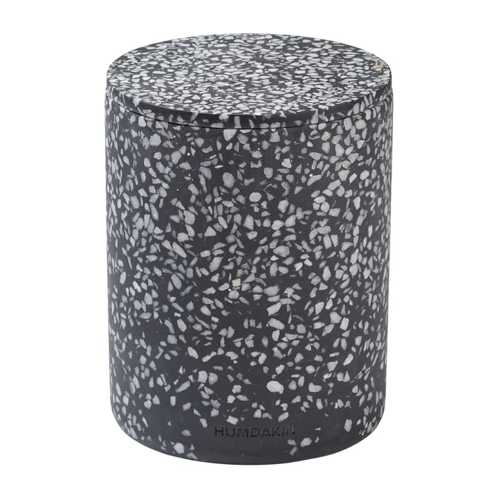 Vase Humdakin Terrazzo avec couvercle Ø13 cm - Noir - Humdakin