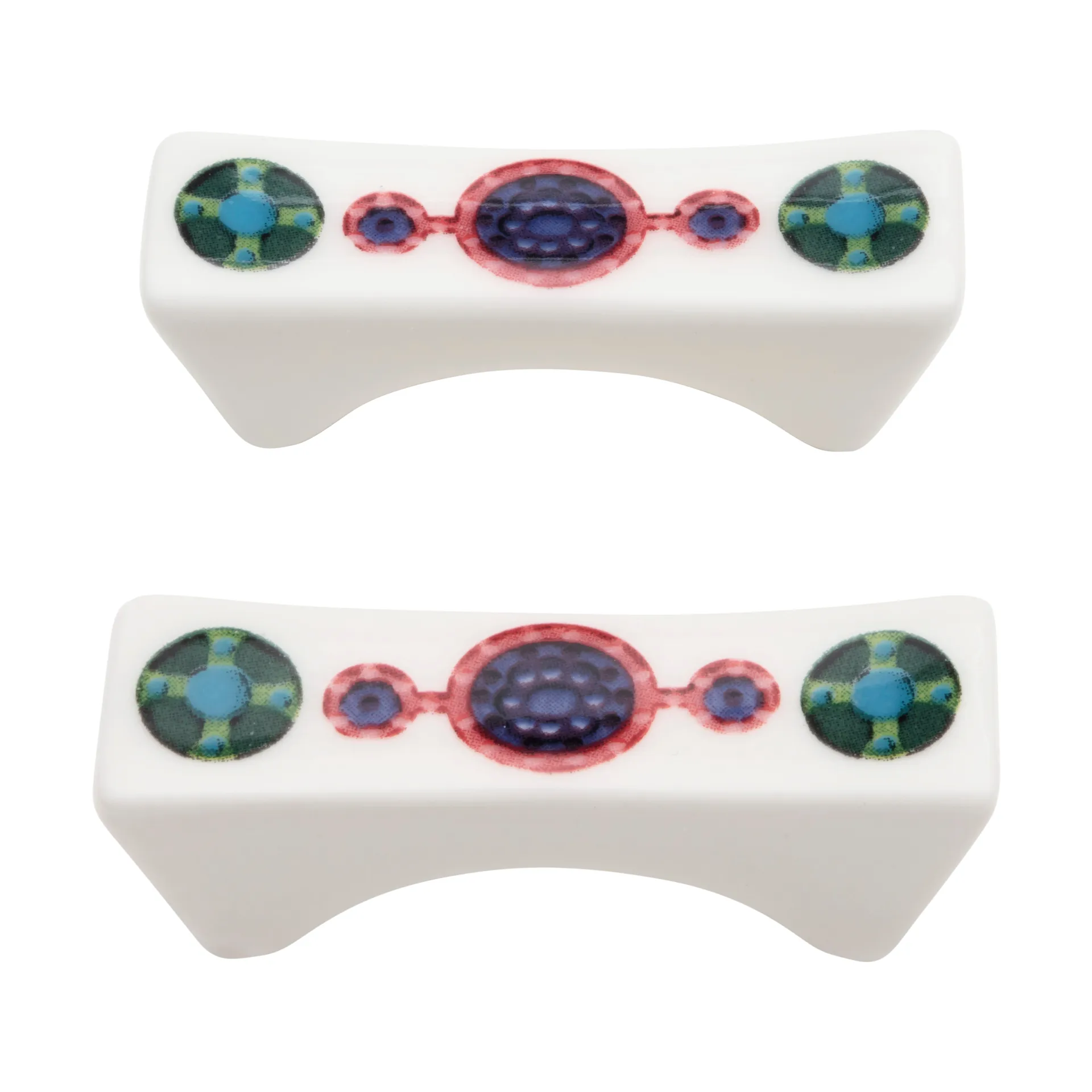 2 support pour baguettes Taika Sato, Blanc-multicolore Iittala