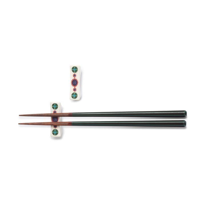 2 support pour baguettes Taika Sato, Blanc-multicolore Iittala