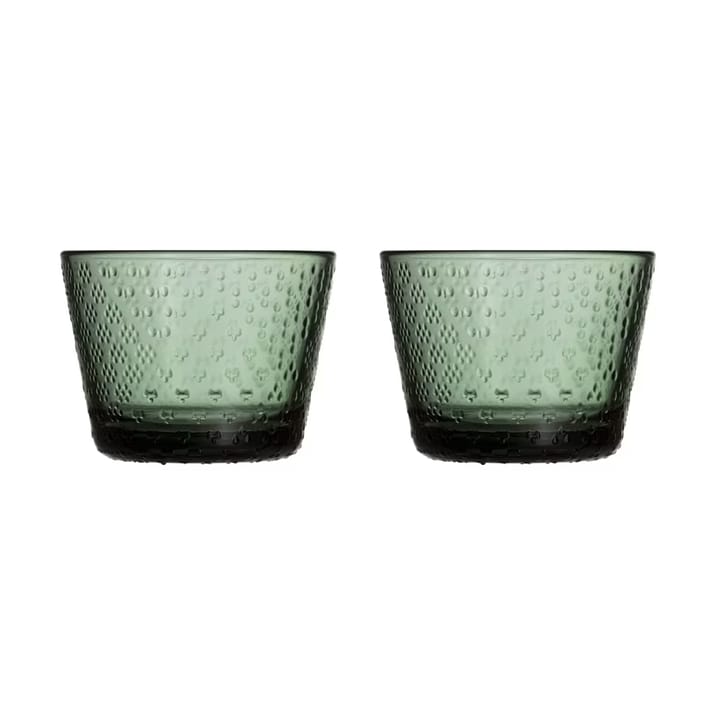 2 verres à boire Tundra 16 cl - Vert pin - Iittala