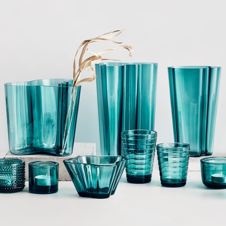 Alvar Aalto vase bleu mer - 251 mm - Iittala