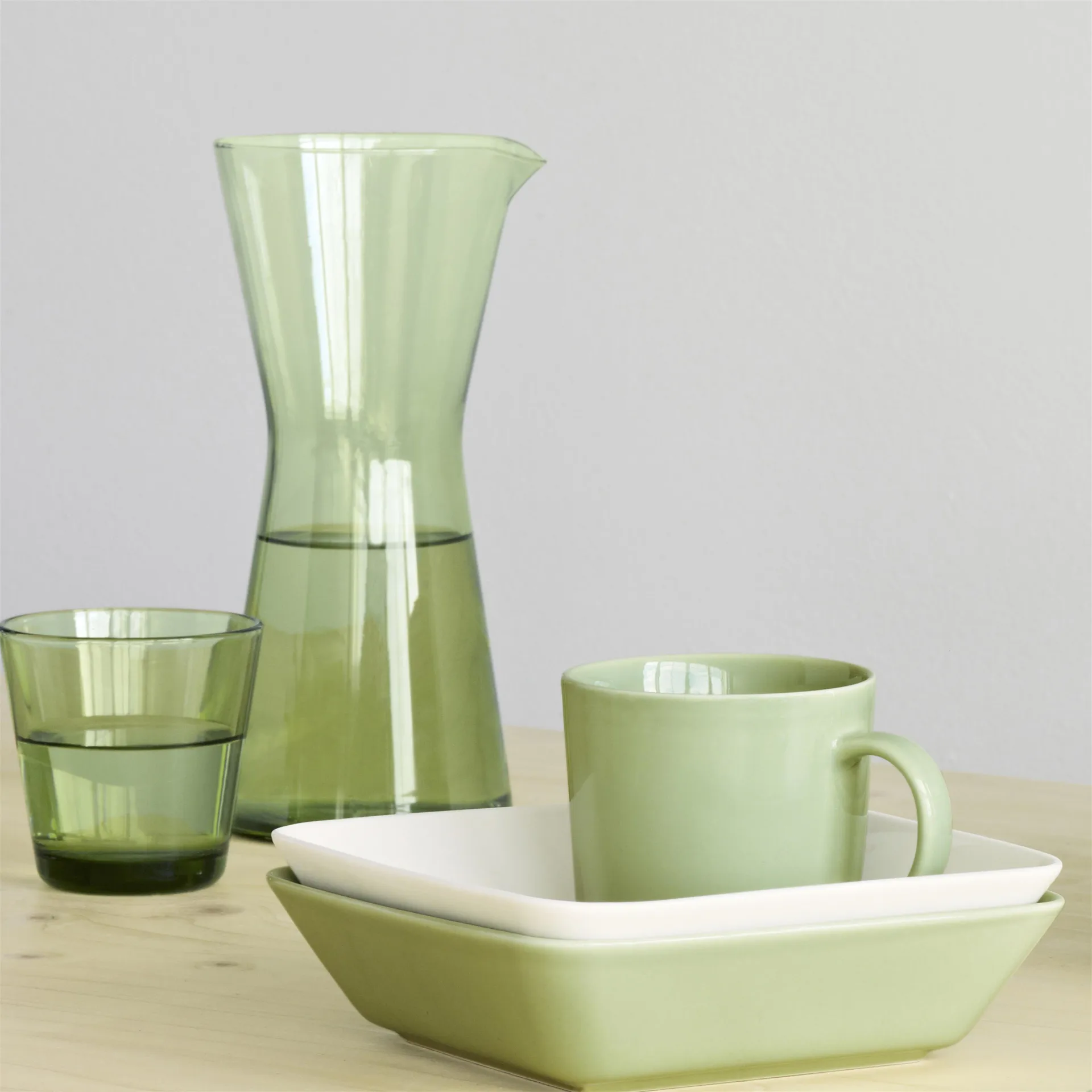Assiette carrée Teema blanche, blanc Iittala