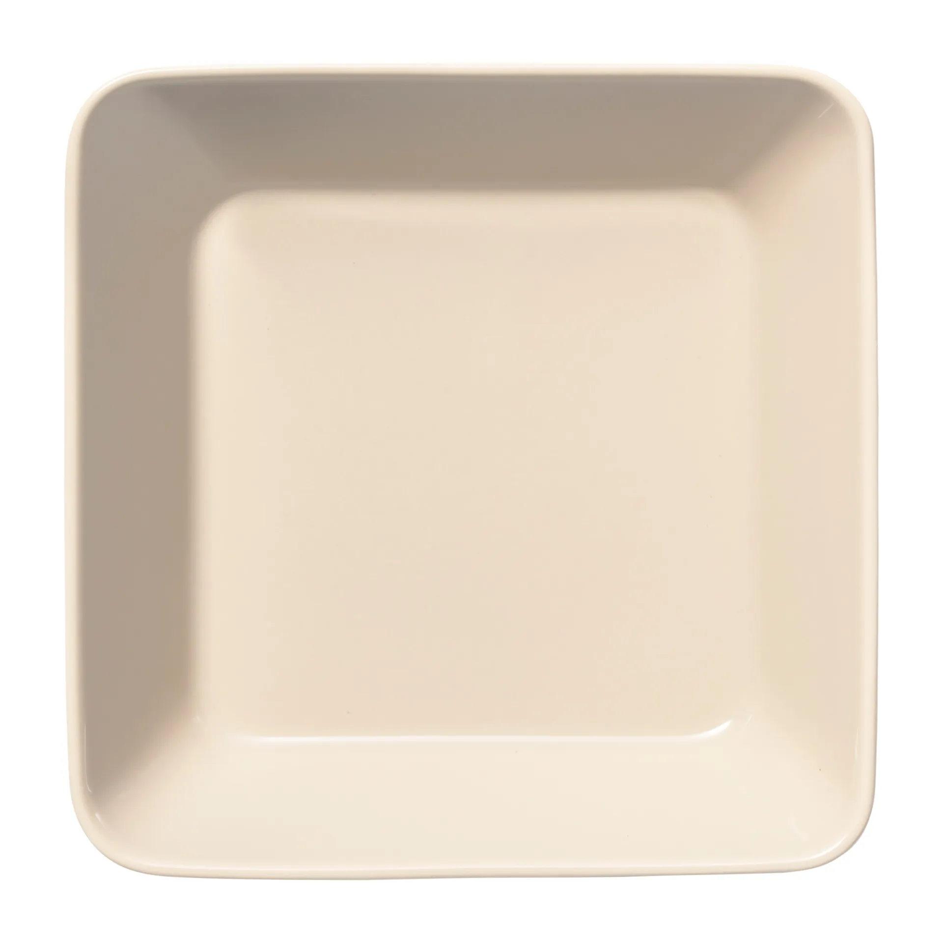 Assiette carrée Teema blanche, Lin Iittala