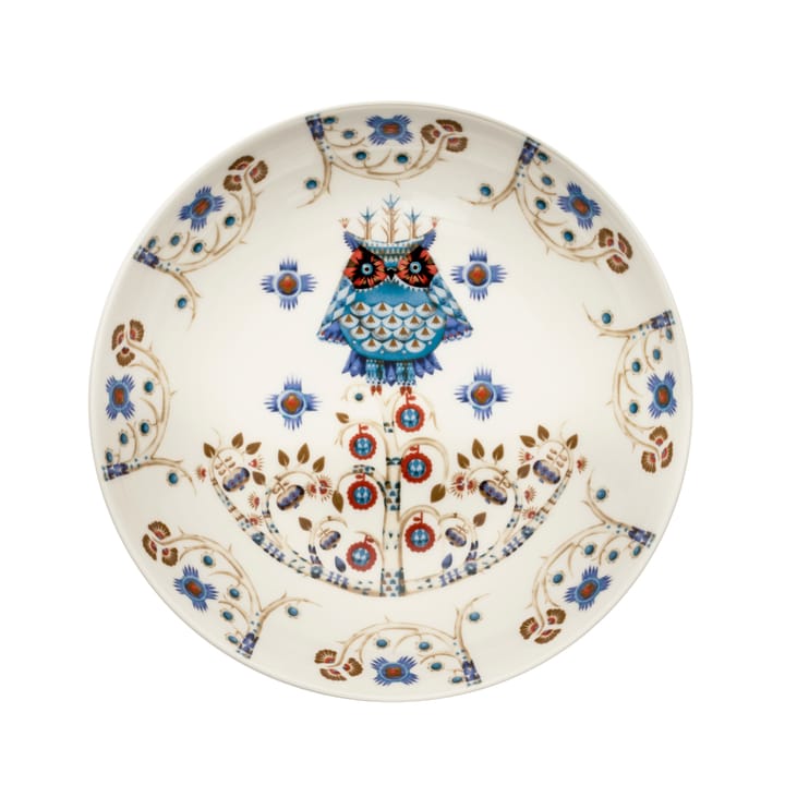 Assiette creuse Taika 20 cm - motif blanc - Iittala