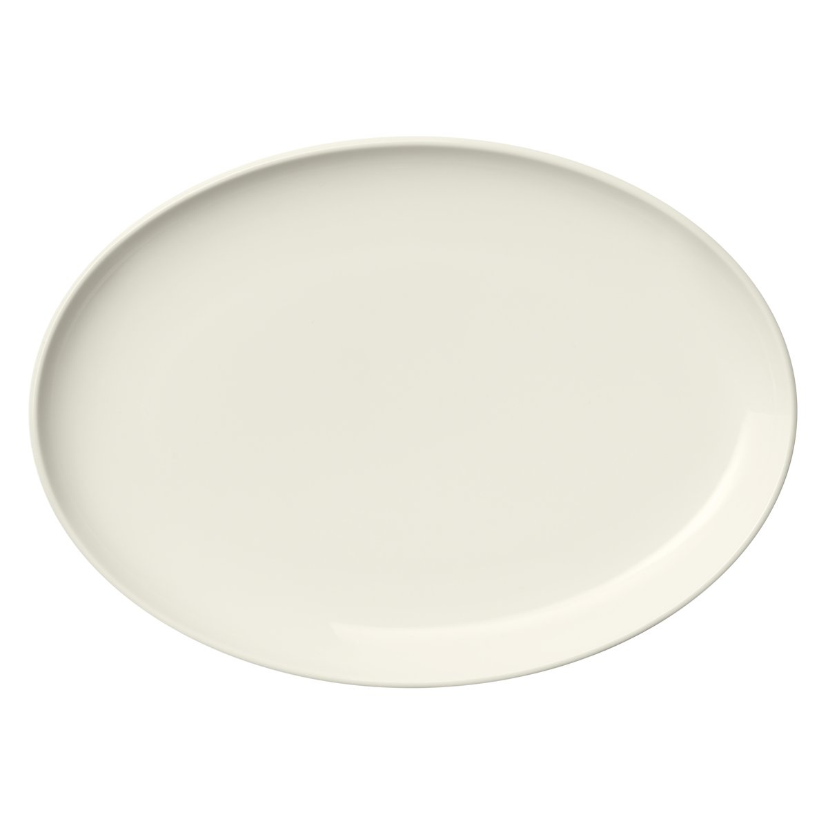iittala assiette essence oval 25 cm blanc