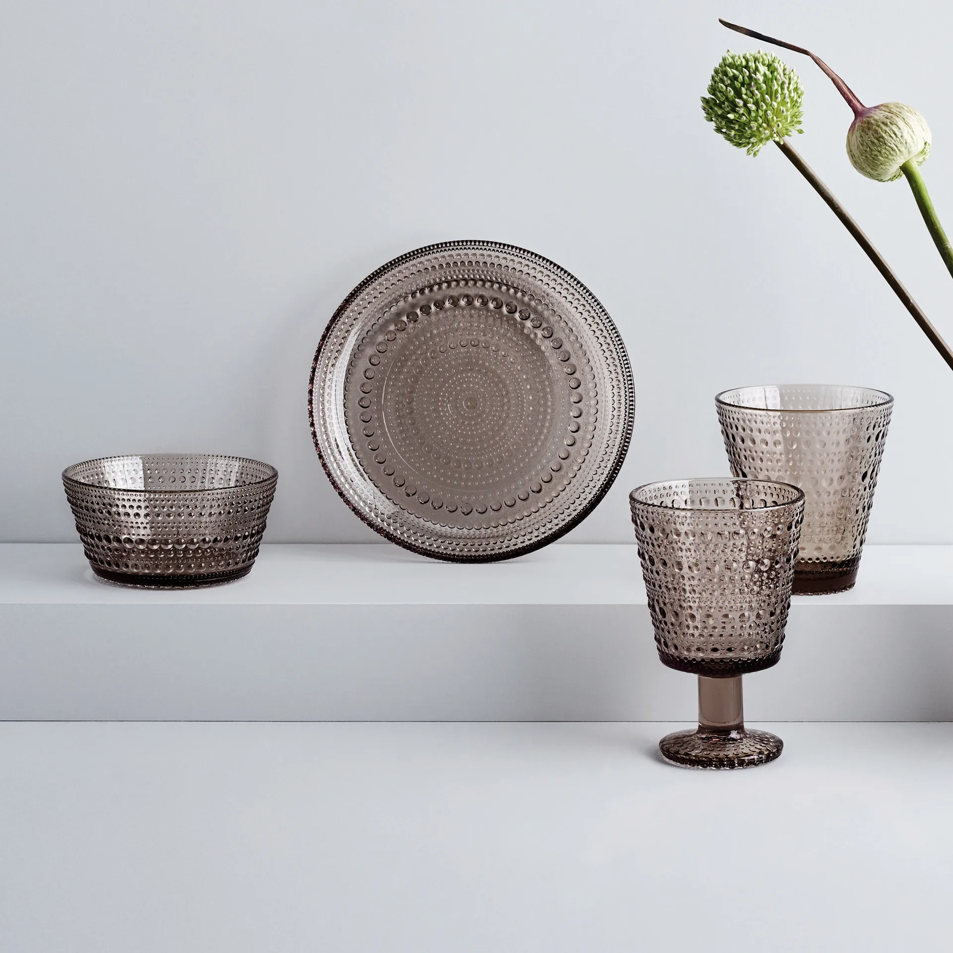 Assiette Kastehelmi Ø17 cm, Lin Iittala