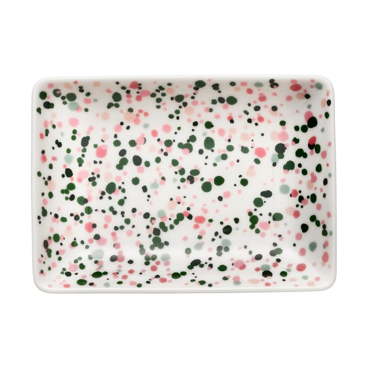 Assiette Oiva Toikka Helle A6 10x15 cm - Rose-vert - Iittala