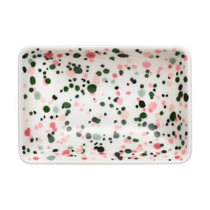 Assiette Oiva Toikka Helle A7 7x10 cm - Rose-vert - Iittala