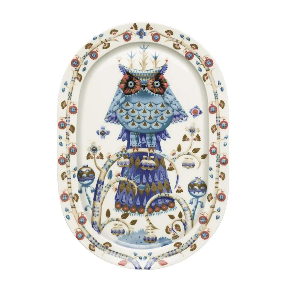 Assiette ovale Taika, blanc Iittala