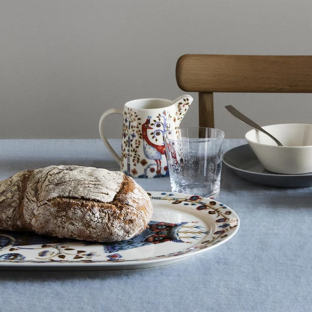 Assiette ovale Taika, blanc Iittala