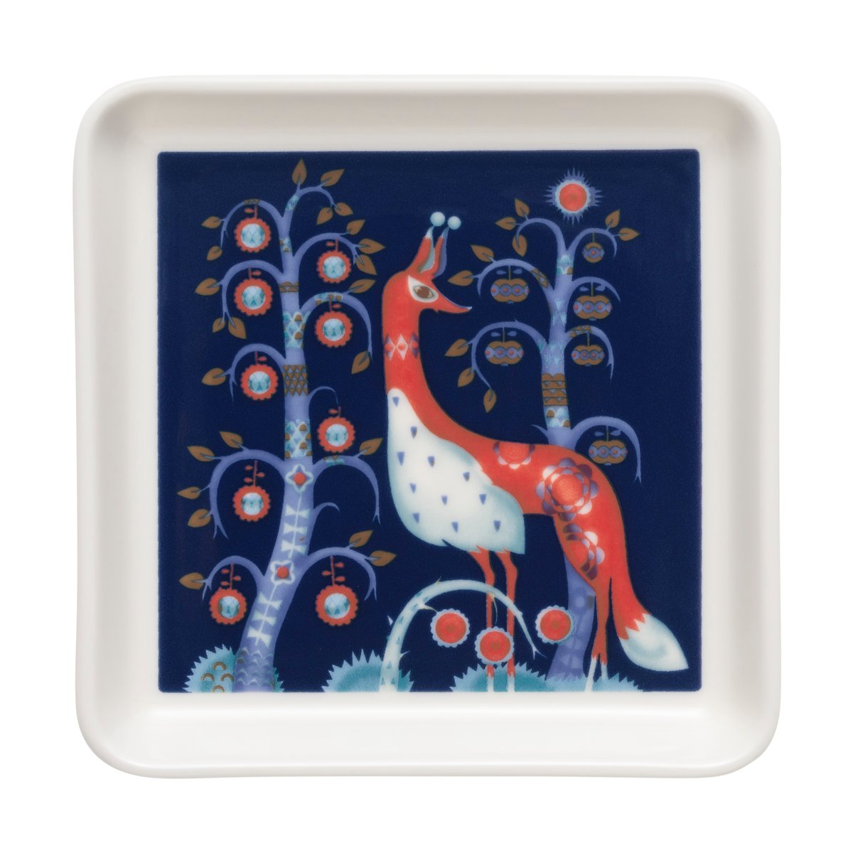 Iittala Assiette Taika 12x12 cm Bleu | Design Scandinave | Assiettes plates | Bleu