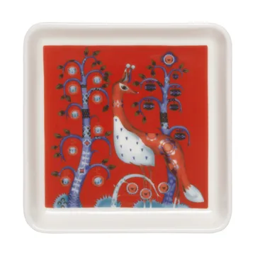 Assiette Taika 12x12 cm - Rouge - Iittala