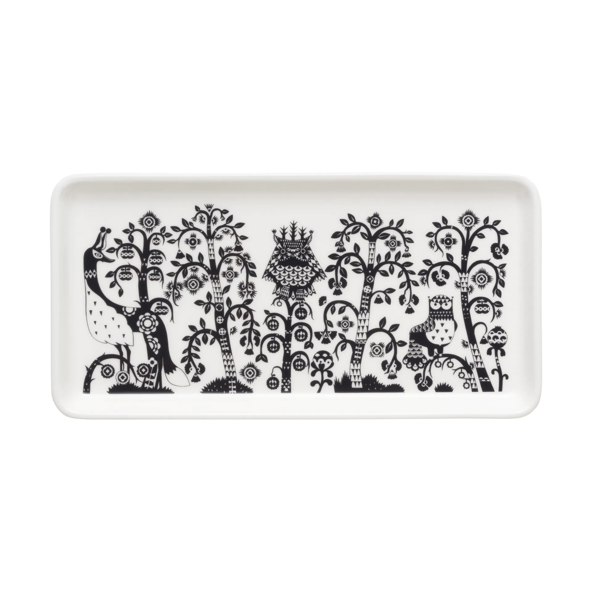 Assiette Taika 12x24 cm, Noir Iittala