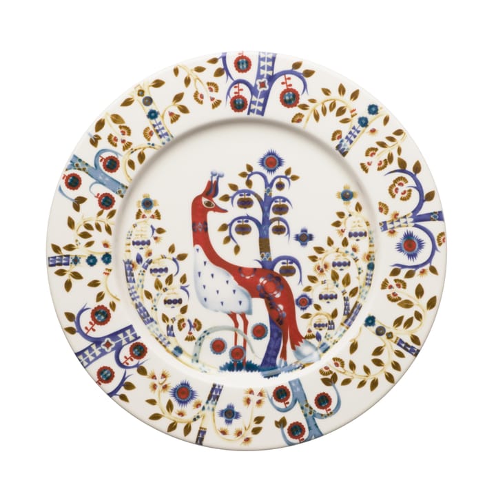 Assiette Taika 22 cm - blanc - Iittala