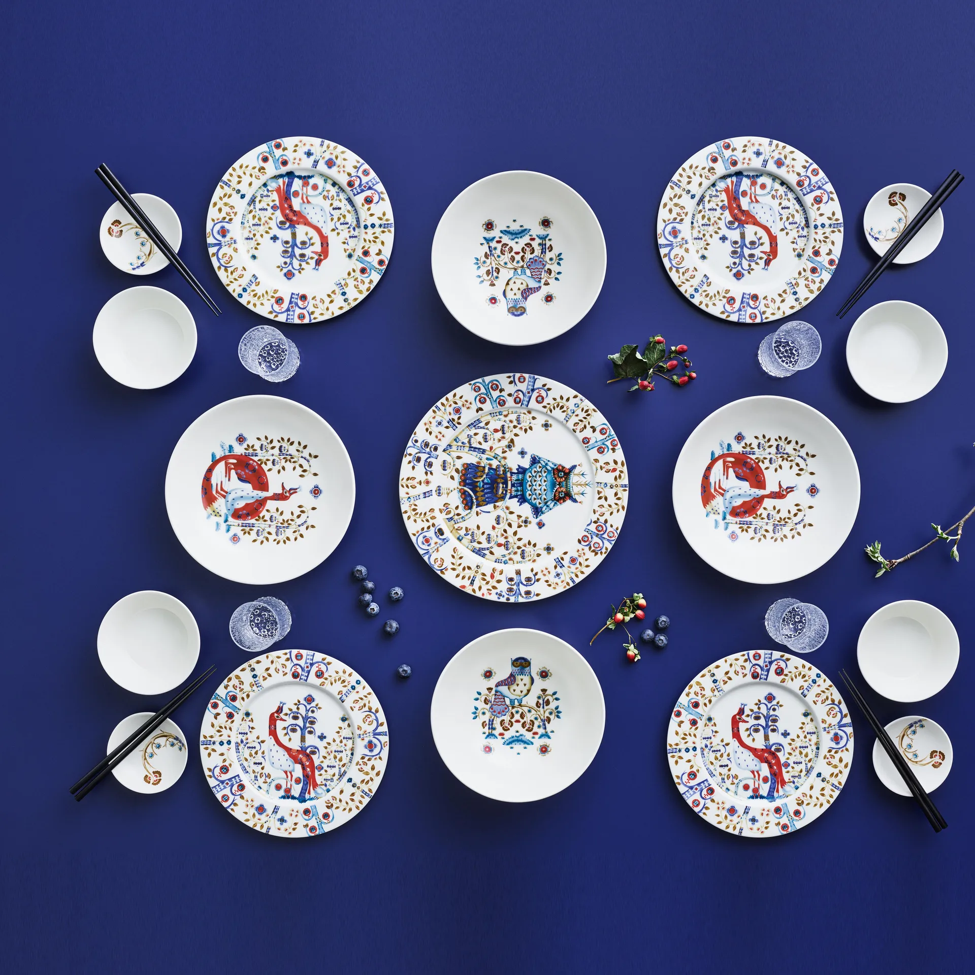 Assiette Taika 22 cm, blanc Iittala