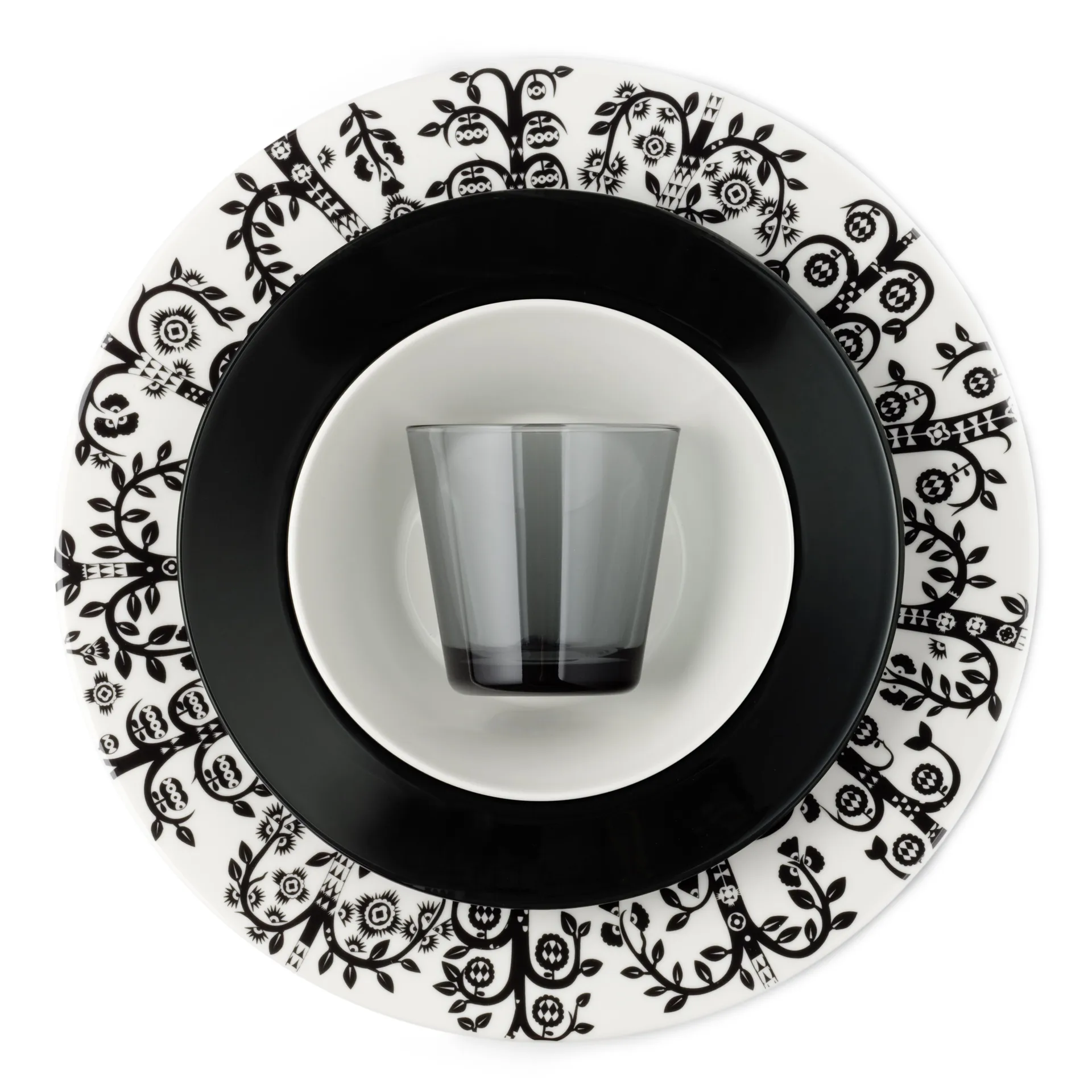 Assiette Taika 27 cm, noir Iittala
