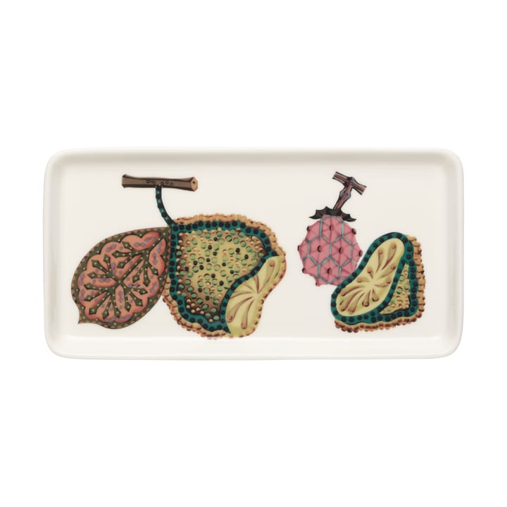 Assiette Taika Sato 12x24 cm - Blanc-multicolore - Iittala