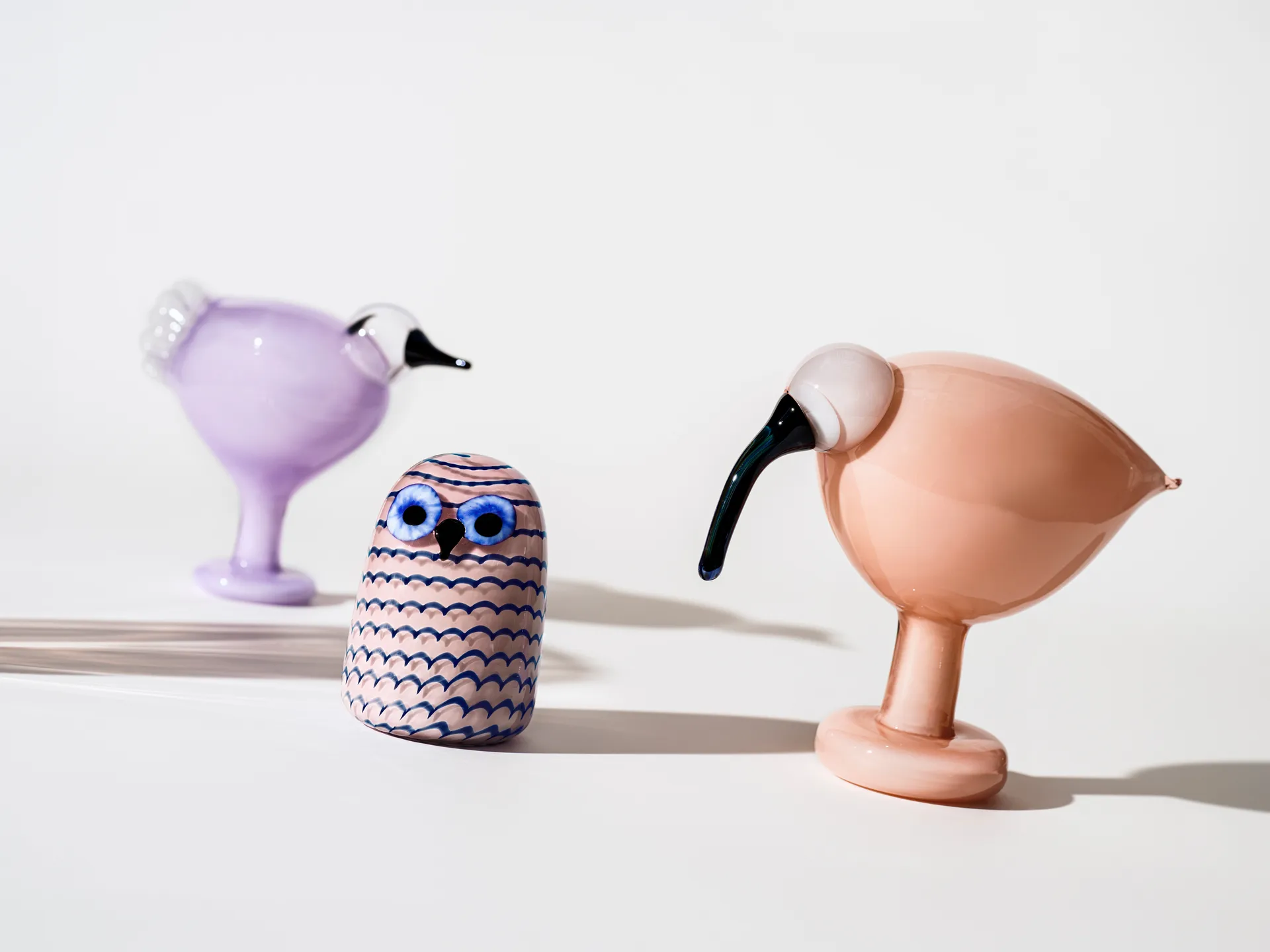 Birds by Toikka leppäinen, Lilas clair Iittala