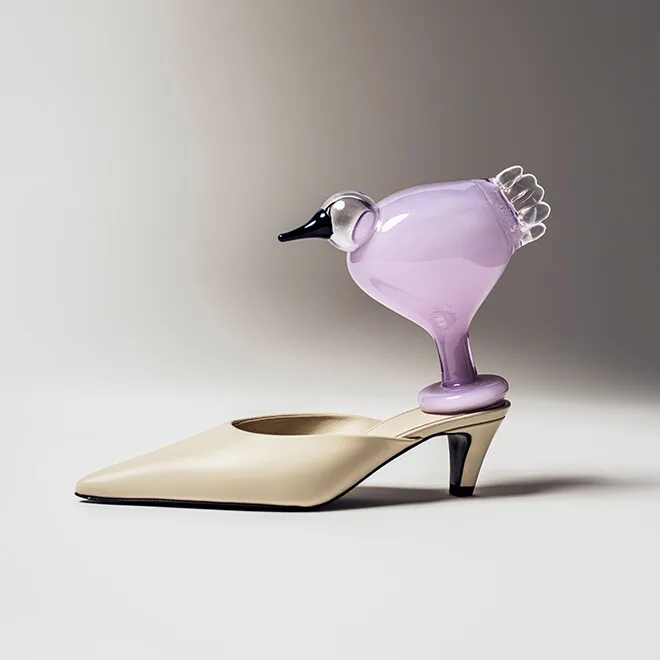 Birds by Toikka leppäinen, Lilas clair Iittala