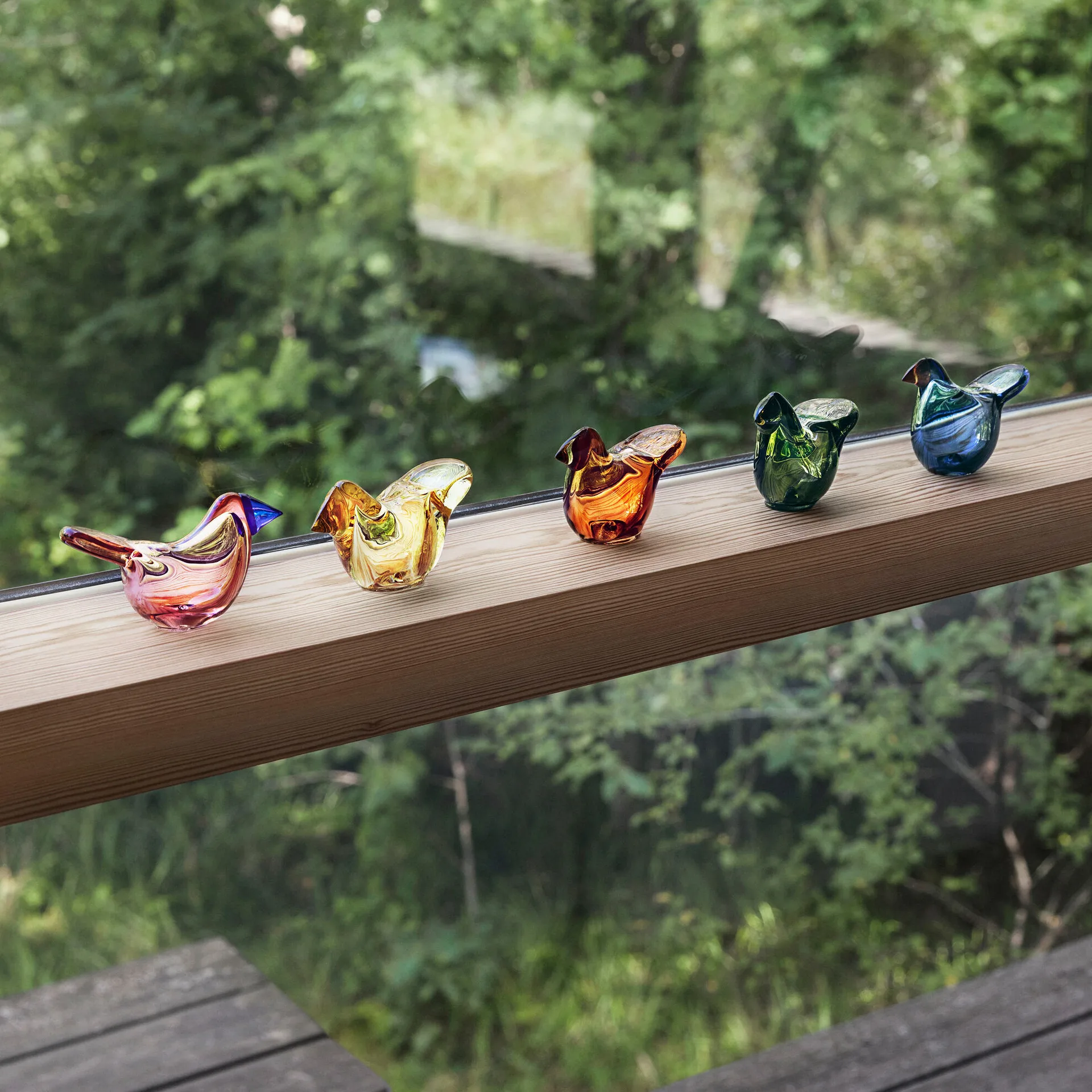 Birds by Toikka muscicapidés, Citron-cuivre Iittala