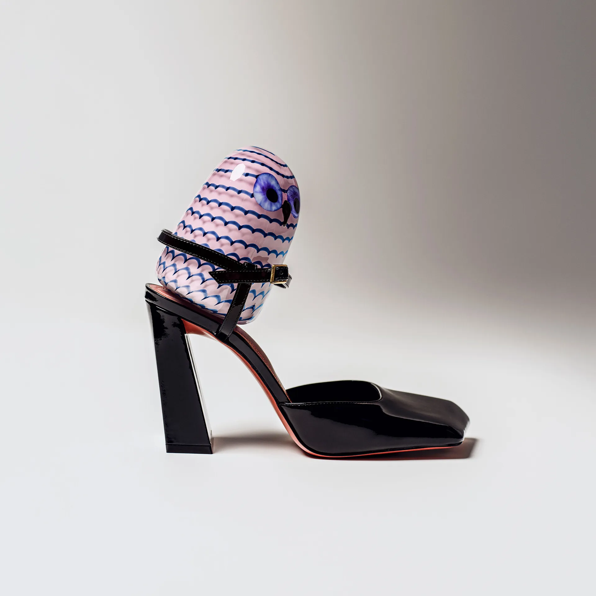 Birds by Toikka petit hibou, Lilas clair Iittala