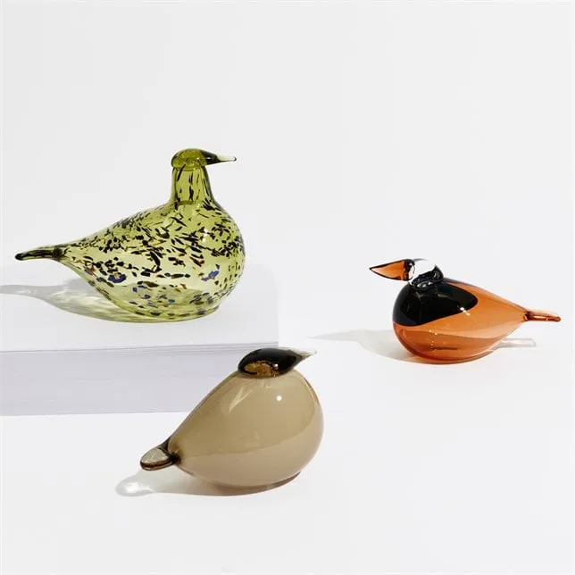 Birds by Toikka Rörsångare, Sable finlandais, 21x13 cm Iittala