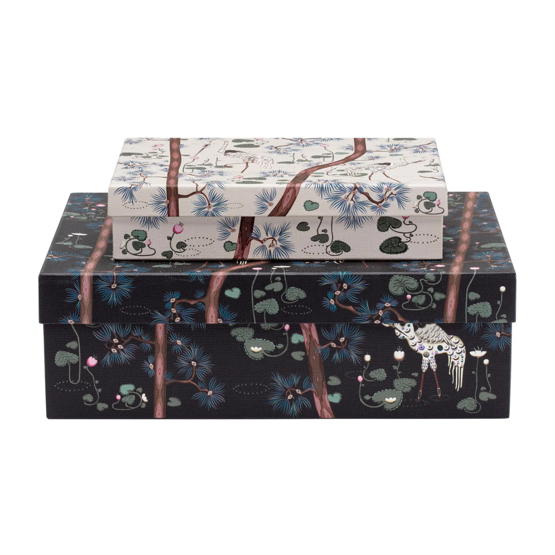 Boîte de rangement Taika 15ème anniversaire 2 pièces, Noir-blanc Iittala