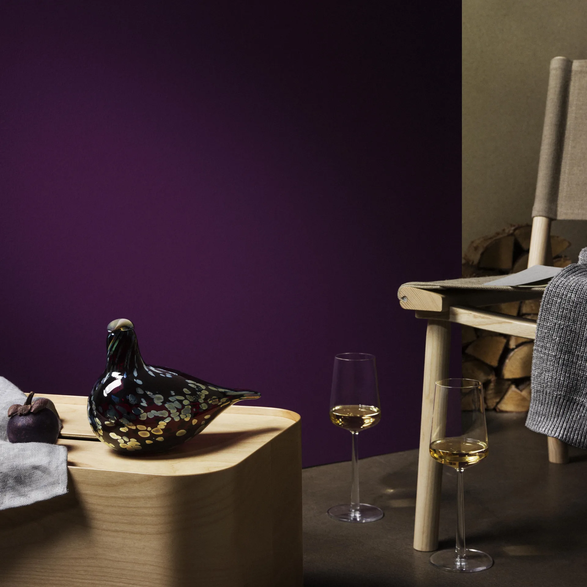 Boîte de rangement Vakka grande, bouleau Iittala