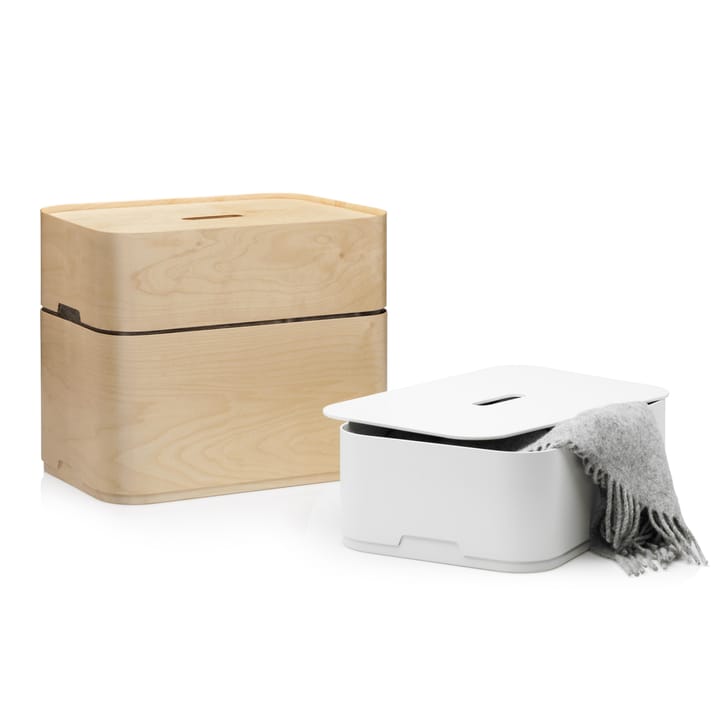 Boîte de rangement Vakka petite - bouleau peint blanc - Iittala