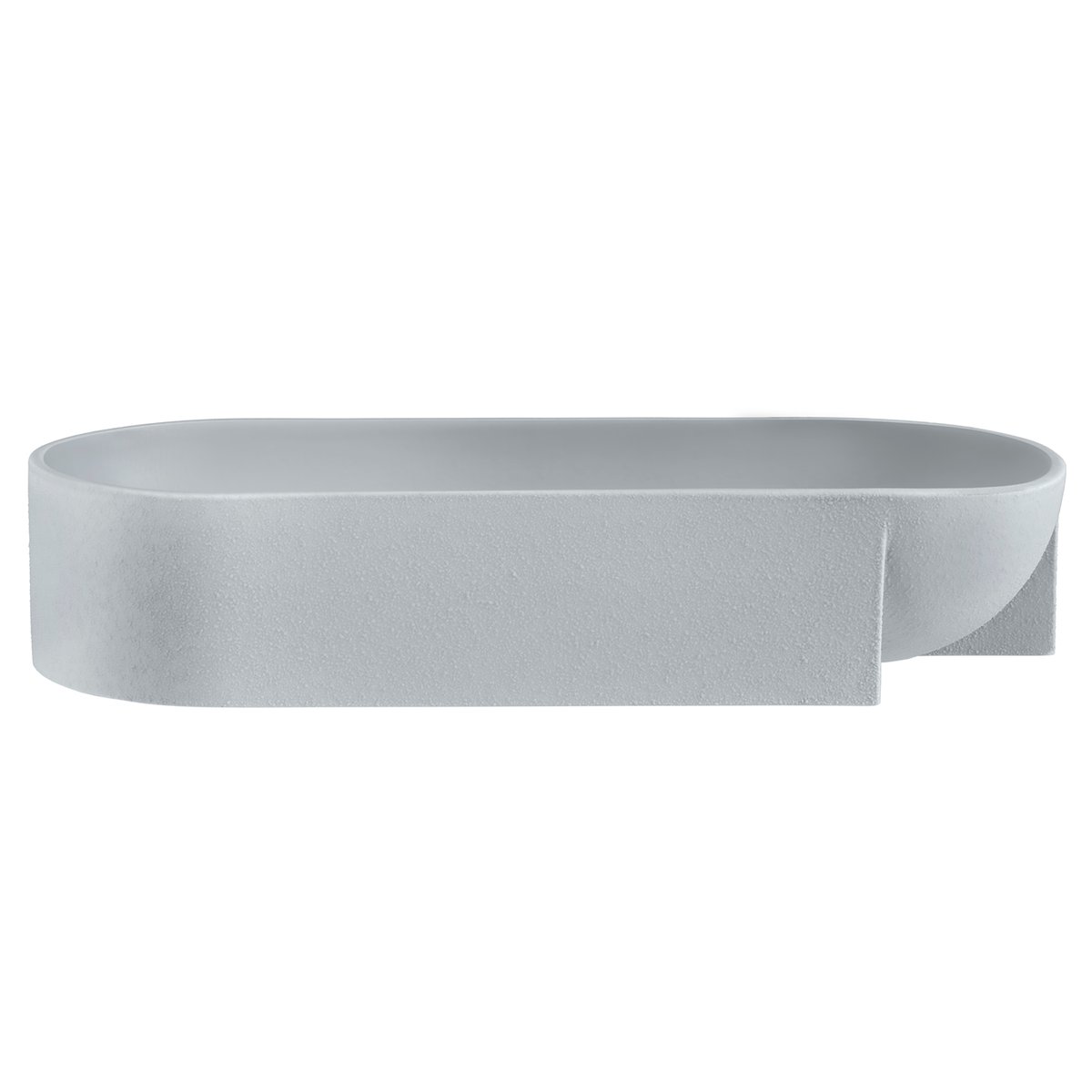 iittala bol en céramique kuru 7,5x37cm gris clair