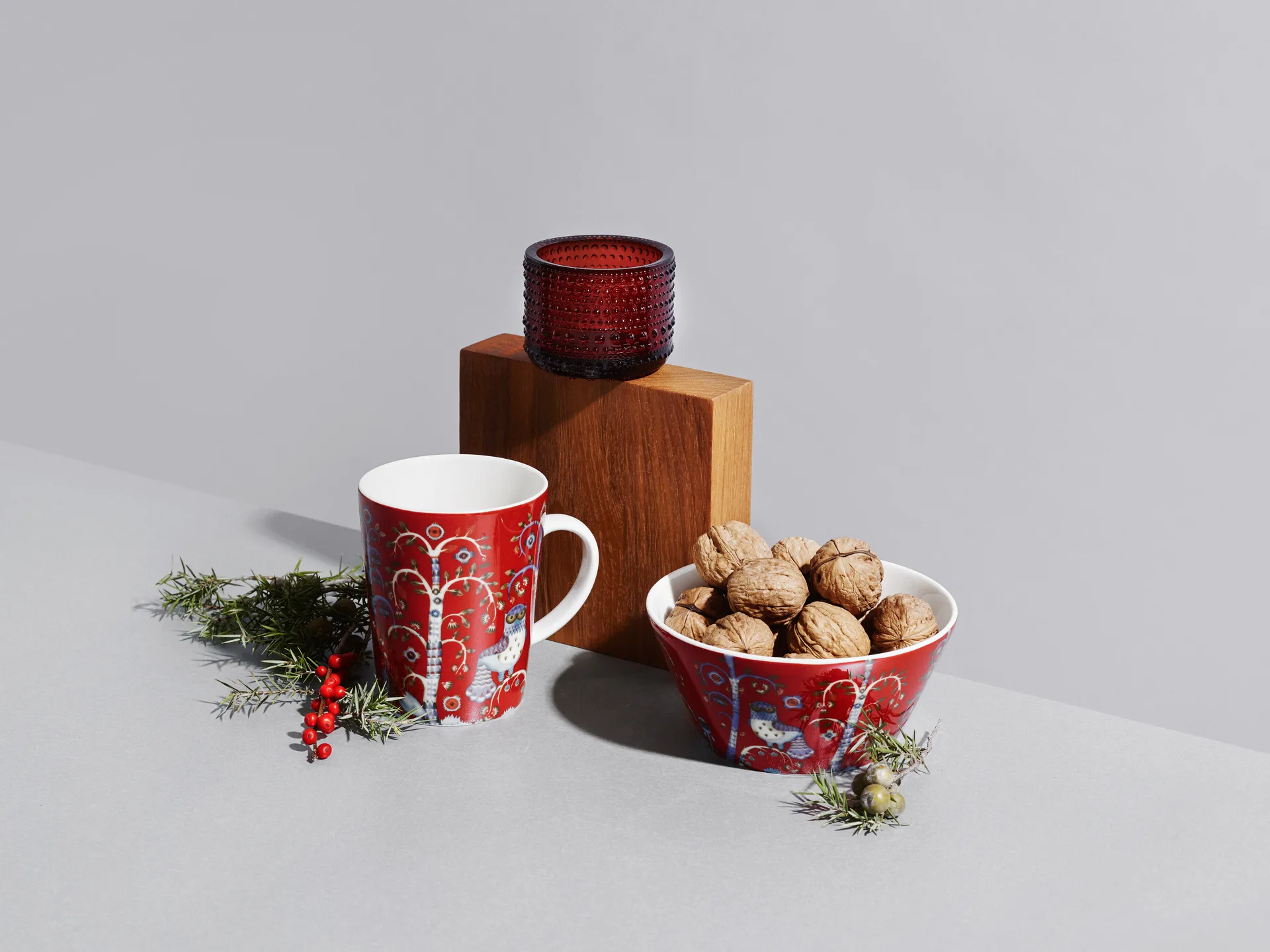 Bol Taika petit, rouge Iittala