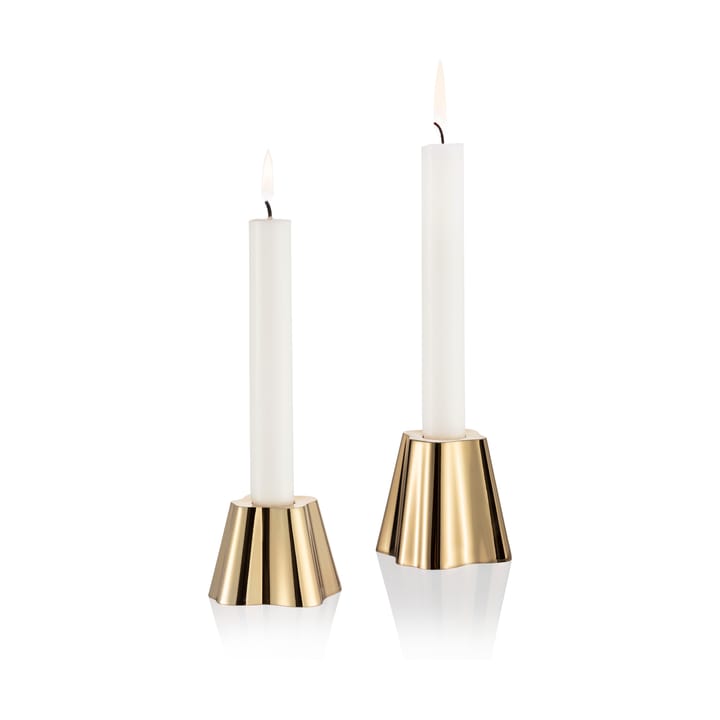 Bougeoir Aalto 50 + 65 mm, lot de 2 - Laiton - Iittala