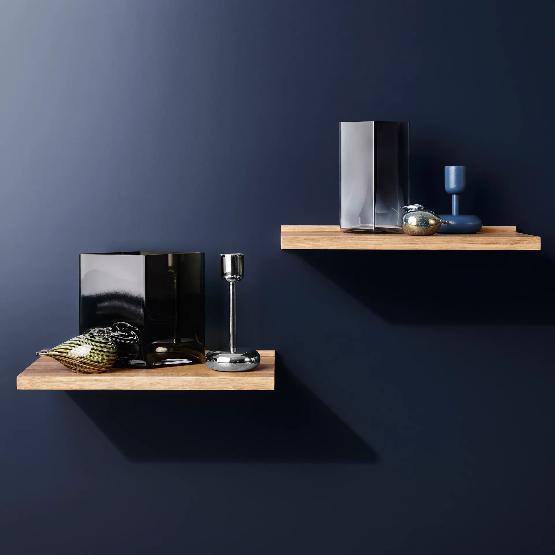 Bougeoir en acier inoxydable Nappula, grand 183 mm Iittala