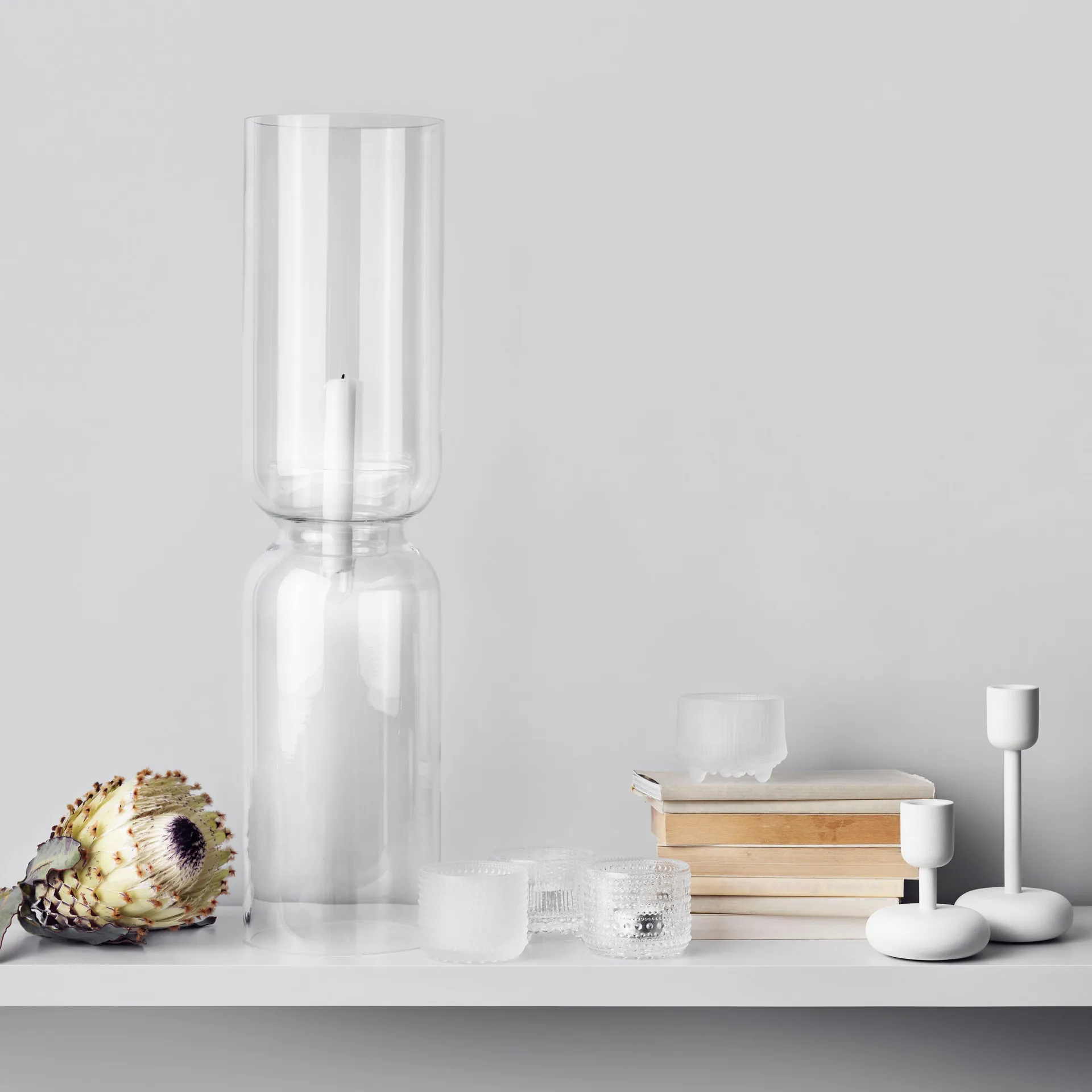 Bougeoir Nappula Set, Blanc Iittala