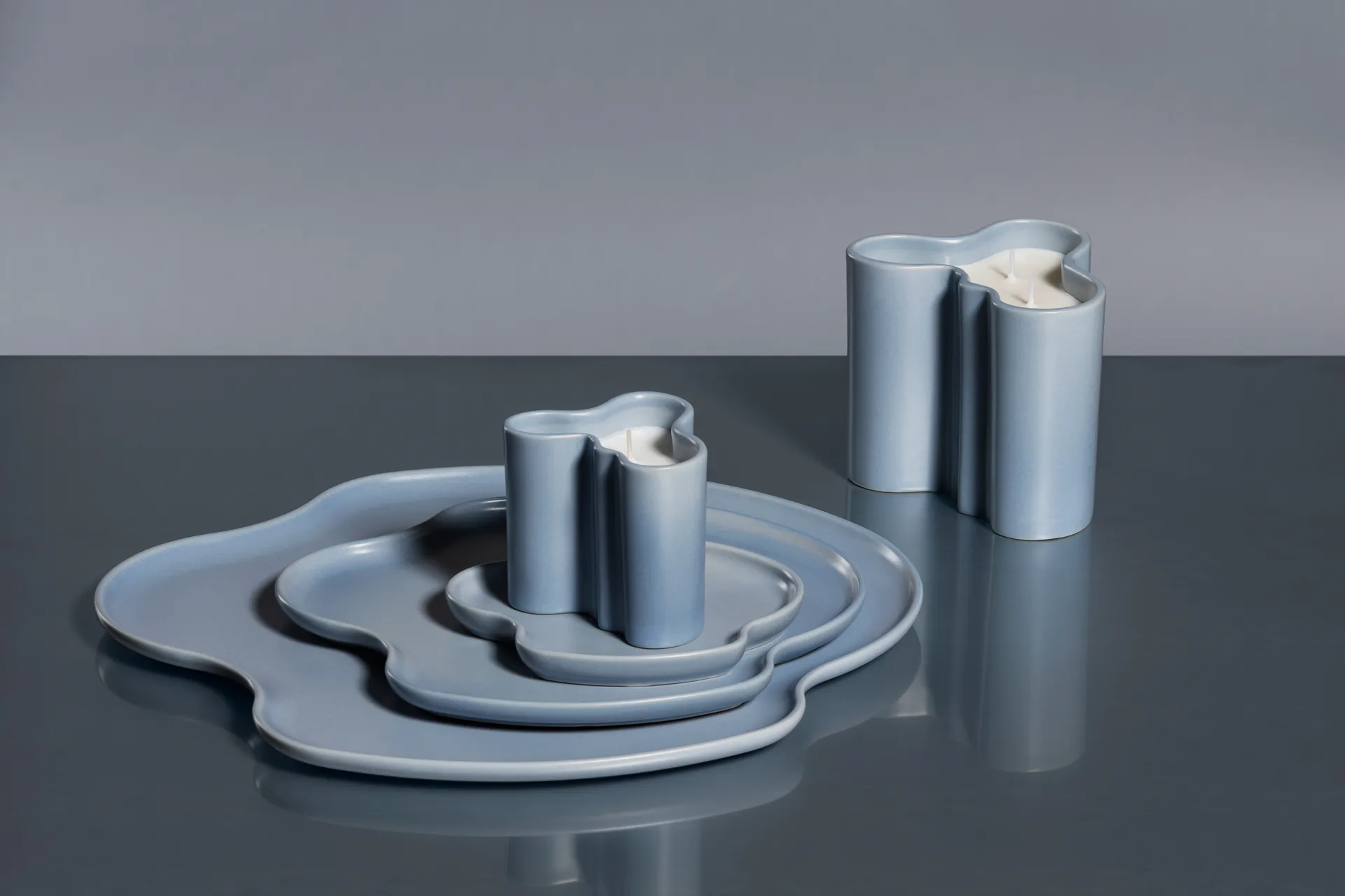 Bougie parfumée Aalto 8 cm, Eau Iittala