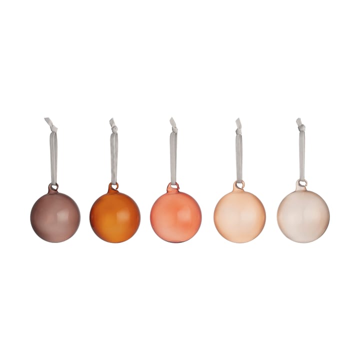 Boule de Noël Iittala 80 mm lot de 5 - Marron - Iittala