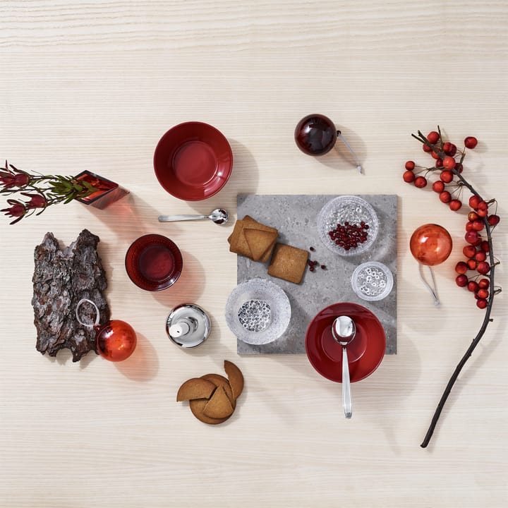Boule de Noël Iittala 80 mm lot de 5, Rouge Iittala