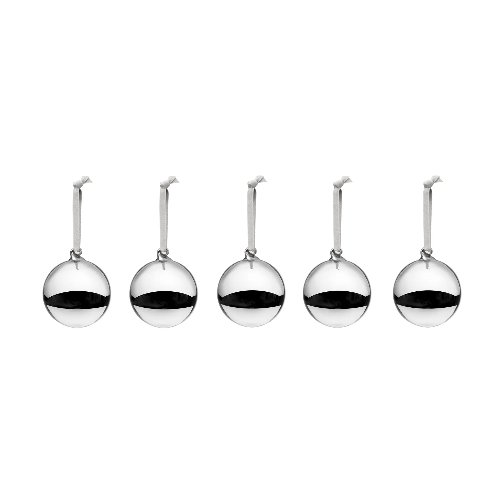 Boule en verre Iittala Ø8 cm, lot de 5, Argent Iittala