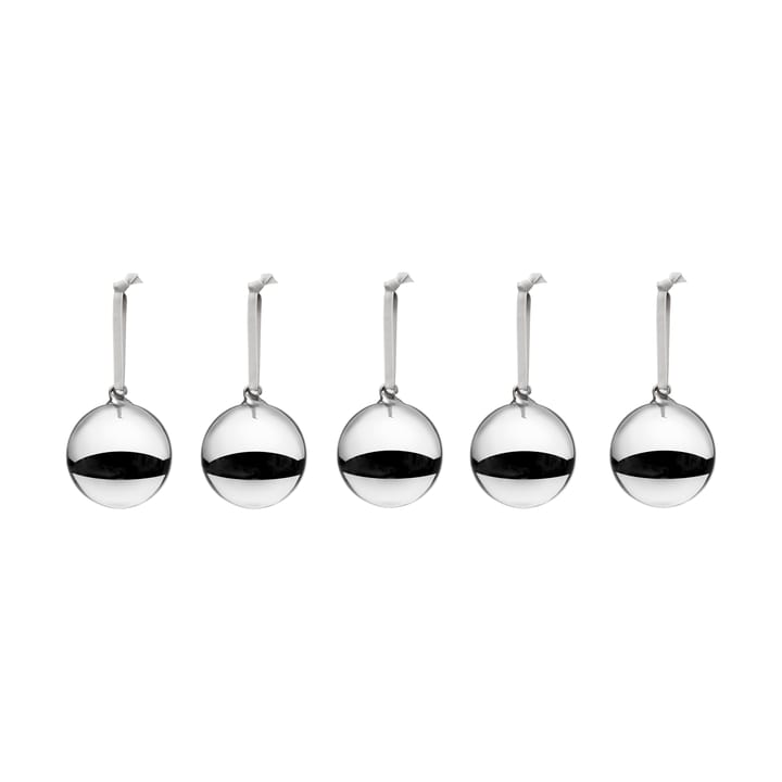 Boule en verre Iittala Ø8 cm, lot de 5 - Argent - Iittala