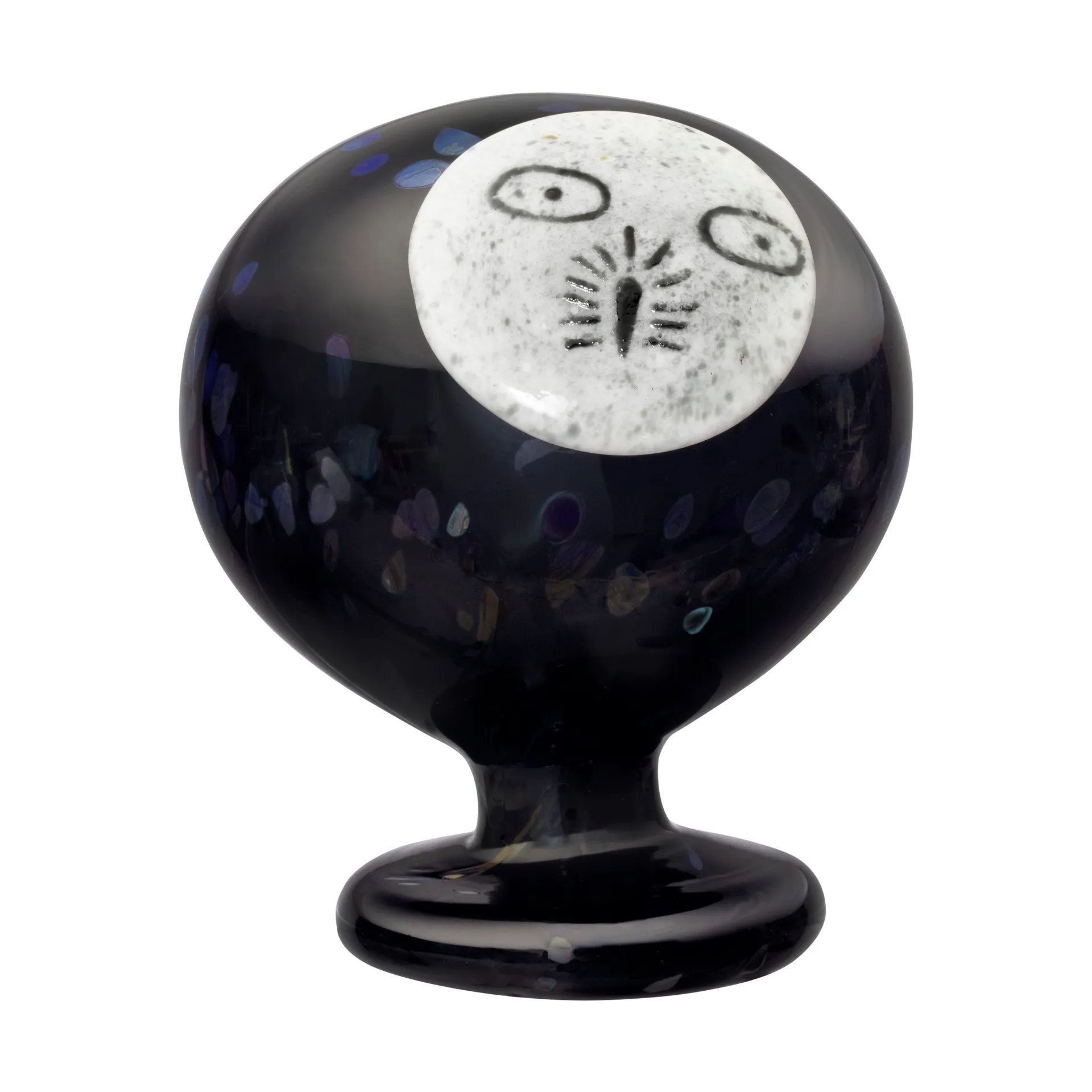 Chouette nocturne 120x130 mm Birds by Toikka, Gris foncé Iittala