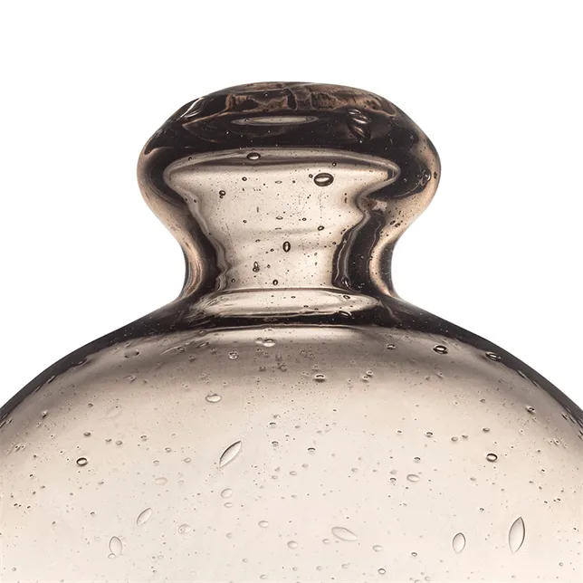 Cloche en verre Iittala 160x220 mm, Sable, verre à bulles Iittala
