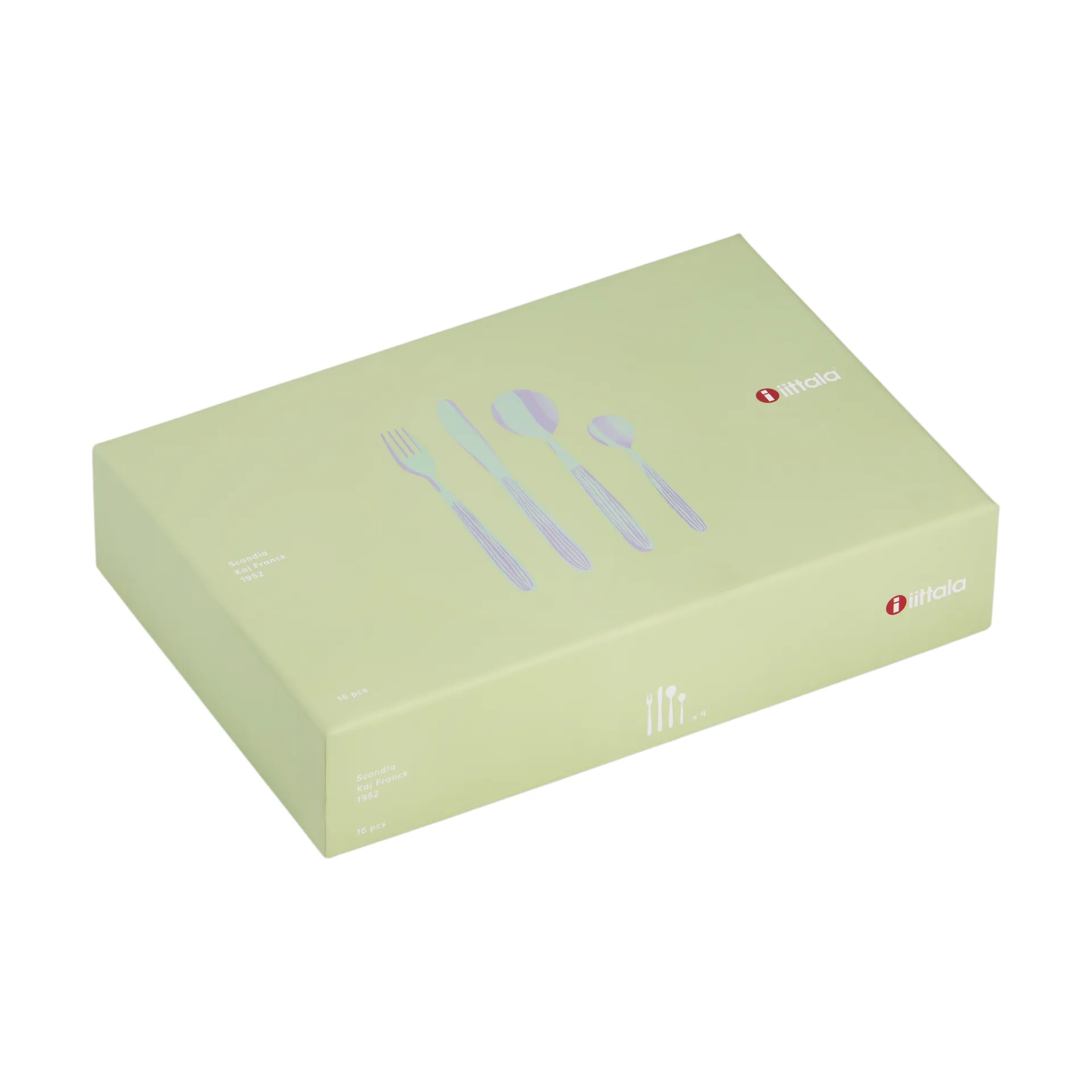 Coffret cadeau de couverts Scandia 16 pièces, Acier inoxydable Iittala