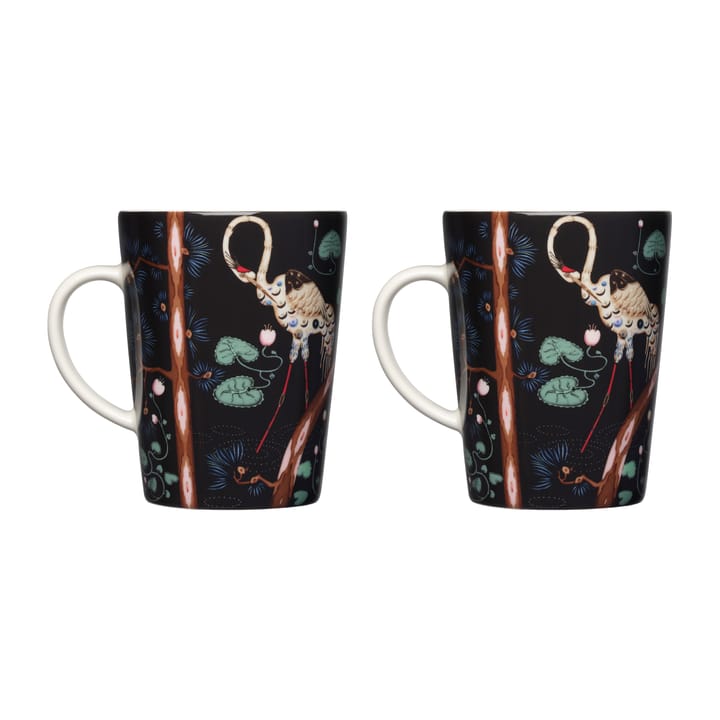 Coffret cadeau tasse Taika 40 cl 15ème anniversaire Lot de 2 - Noir - Iittala