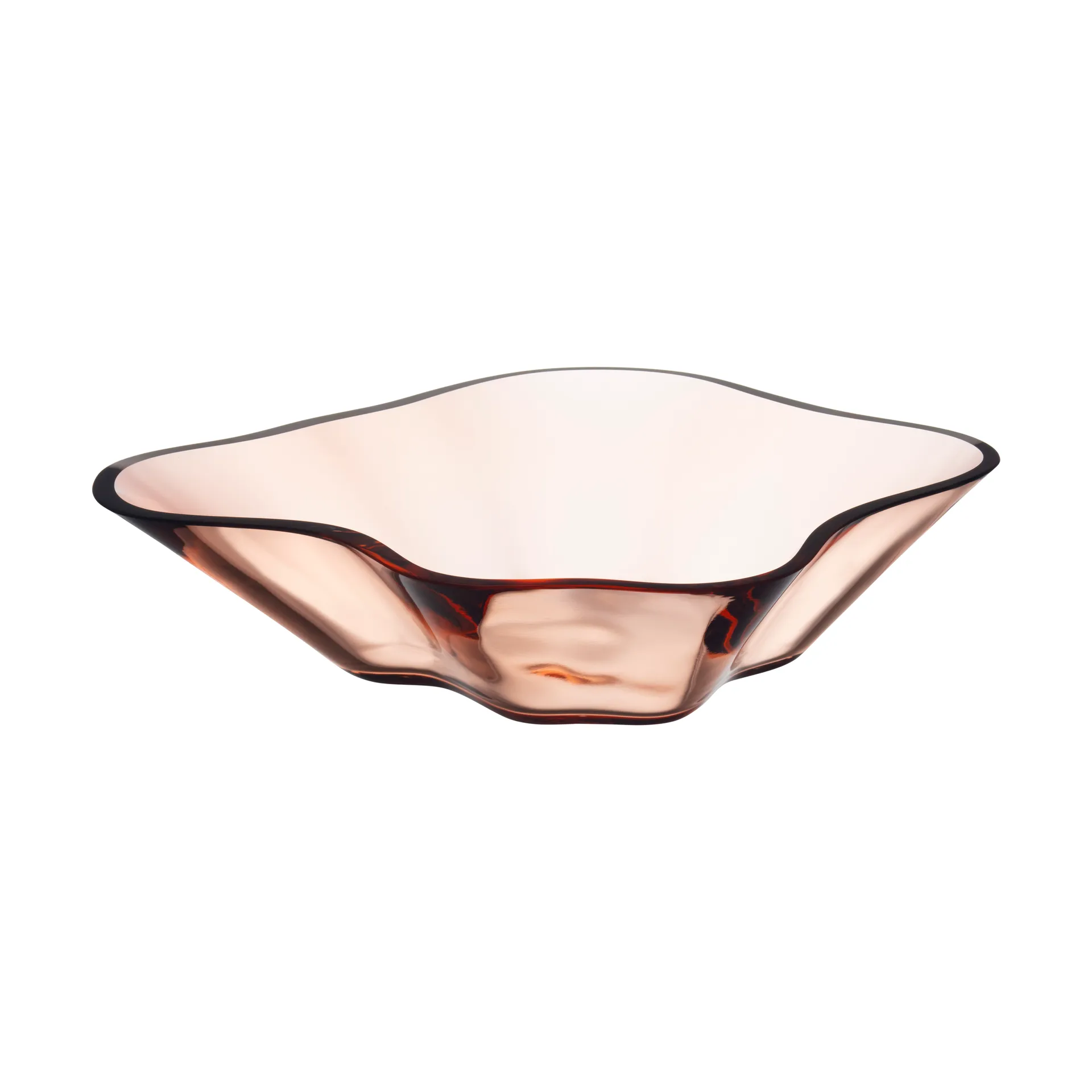 Coupe fleur Aalto 279x75 mm, Rio brun Iittala