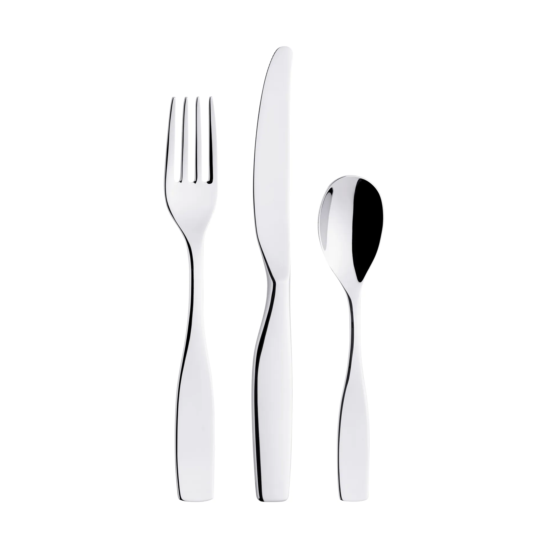 Couverts à dessert Citterio 98, 12 pièces, coffret cadeau, Acier inoxydable poli Iittala
