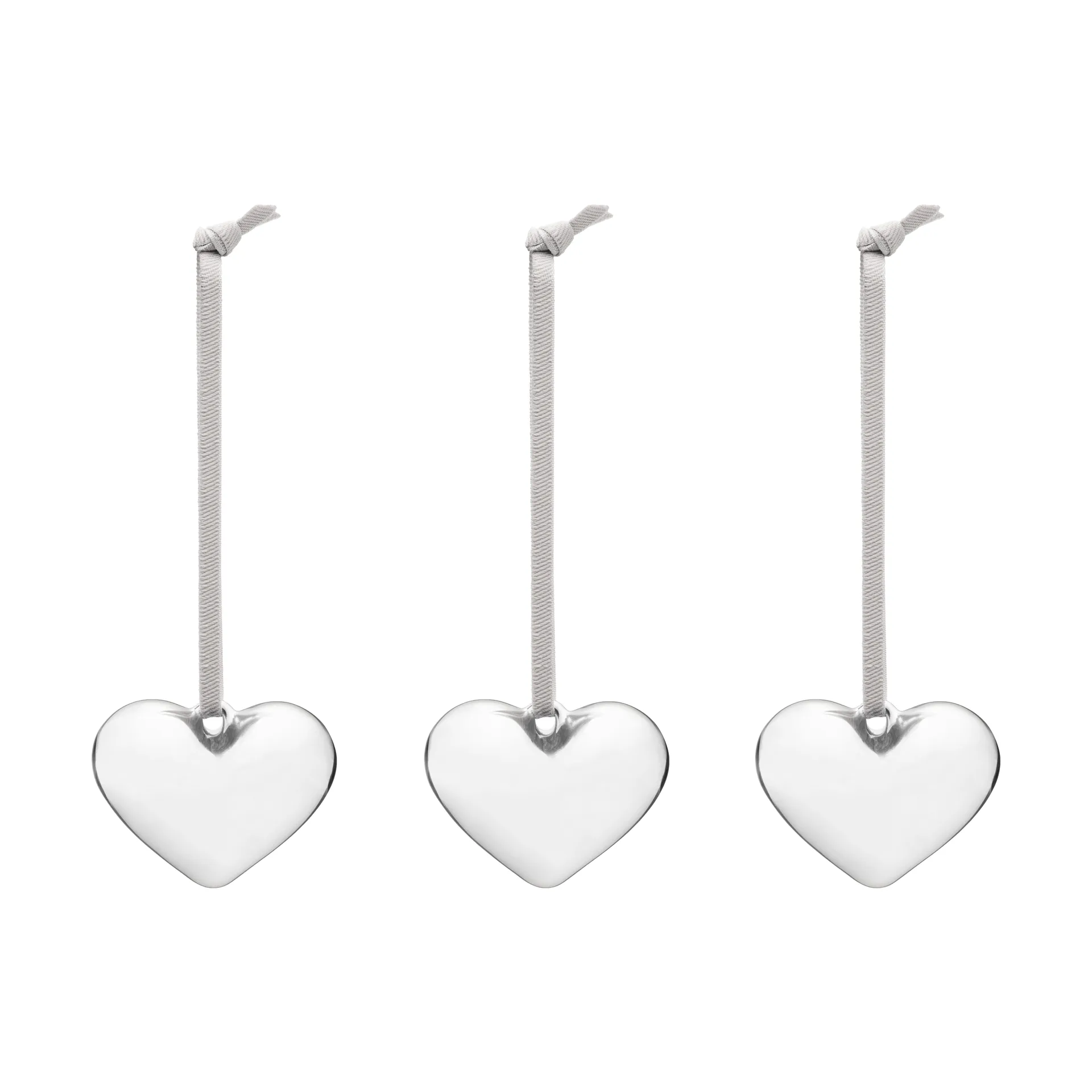 Cœur en verre Iittala, Miroir, 5 cm, lot de 3 Iittala