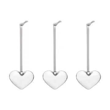 Cœur en verre Iittala - Miroir, 5 cm, lot de 3 - Iittala